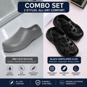 EVA Coastal Comfort crocs for men front view by Trulyfeb