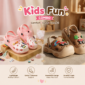 EVA CROCS Fun Style Kids Clogs front view by Trulyfeb