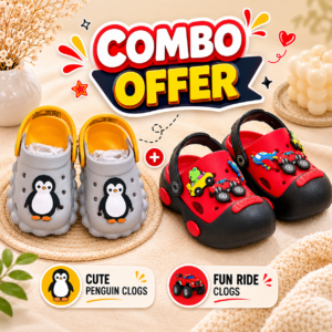 EVA Cute Comfort Combo Pack Crocs for kids