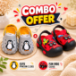 EVA Cute Comfort Combo Pack Crocs for kids