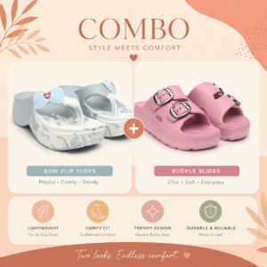 EVA Stylish Summer Sandals Set For girls