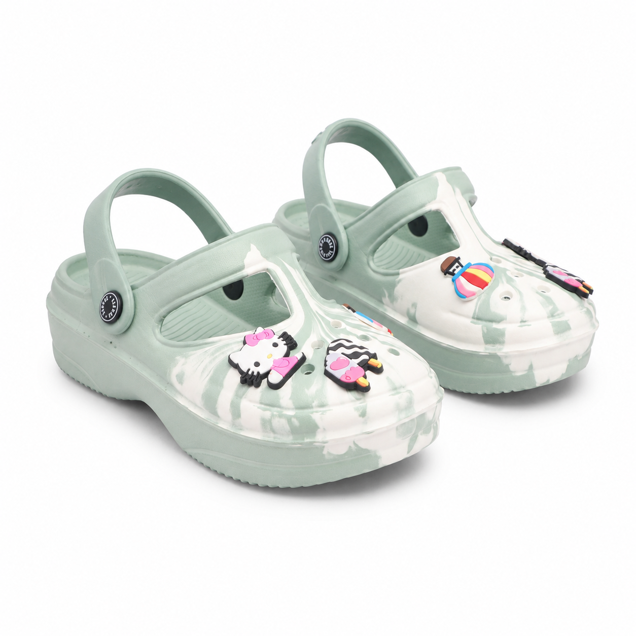 Teddy Vibes Comfort Crocs For Girls- EVA Clogs