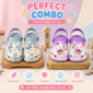 Make every step magical with these adorable kids’ EVA clogs designed for comfort, style, and fun. Featuring cute cartoon charms, a lightweight cushioned sole, and breathable ventilation holes, these clogs keep little feet happy all day long. Perfect for playtime, casual outings, travel, and daily wear with an easy slip-on design kids love. Why Choose These Crocs? Cute cartoon charms kids love Lightweight EVA material for soft comfort Breathable ventilation holes for airy feel Adjustable back strap for secure fit Anti-slip sole for safe walking Easy slip-on style for everyday use Waterproof and quick-drying design Perfect for indoor, outdoor, and playtime wear Fun colorful look that matches every outfit Durable and easy to clean for daily adventures Specifications Material: Soft EVA Foam Sole Type: Anti-Slip Sole Closure Type: Slip-On with Back Strap Fit Type: Comfortable Regular Fit Design: Cartoon Charm Ventilation Design Weight: Ultra Lightweight Gender: Kids Usage: Indoor & Outdoor Wear Water Resistance: Yes Colors: Multi-Color Pastel Shades Care: Easy Wash & Quick Dry Style: Casual Kids Comfort Clogs Size Guide (Indian Sizing) India Size EU Size Foot Length (Approx.) 36 36 23 cm 37 37 23.5 cm 38 38 24 cm 39 39 24.5 cm Perfect For Every Occasion From playtime at home to fun outdoor adventures, these cute cartoon clogs are perfect for every moment. Ideal for school, park visits, travel, beach days, casual outings, and daily wear, they keep little feet stylish, comfortable, and happy all day long. Care Instructions Wash gently with mild soap and water Avoid direct heat or strong sunlight Air dry naturally after cleaning Do not use bleach or harsh chemicals Store in a cool and dry place Clean cartoon charms carefully for long-lasting shine Keep these adorable kids’ clogs clean and fresh with simple everyday care. Made from lightweight and durable EVA material, they are easy to wash, quick to dry, and perfect for active little feet during daily indoor and outdoor adventures.